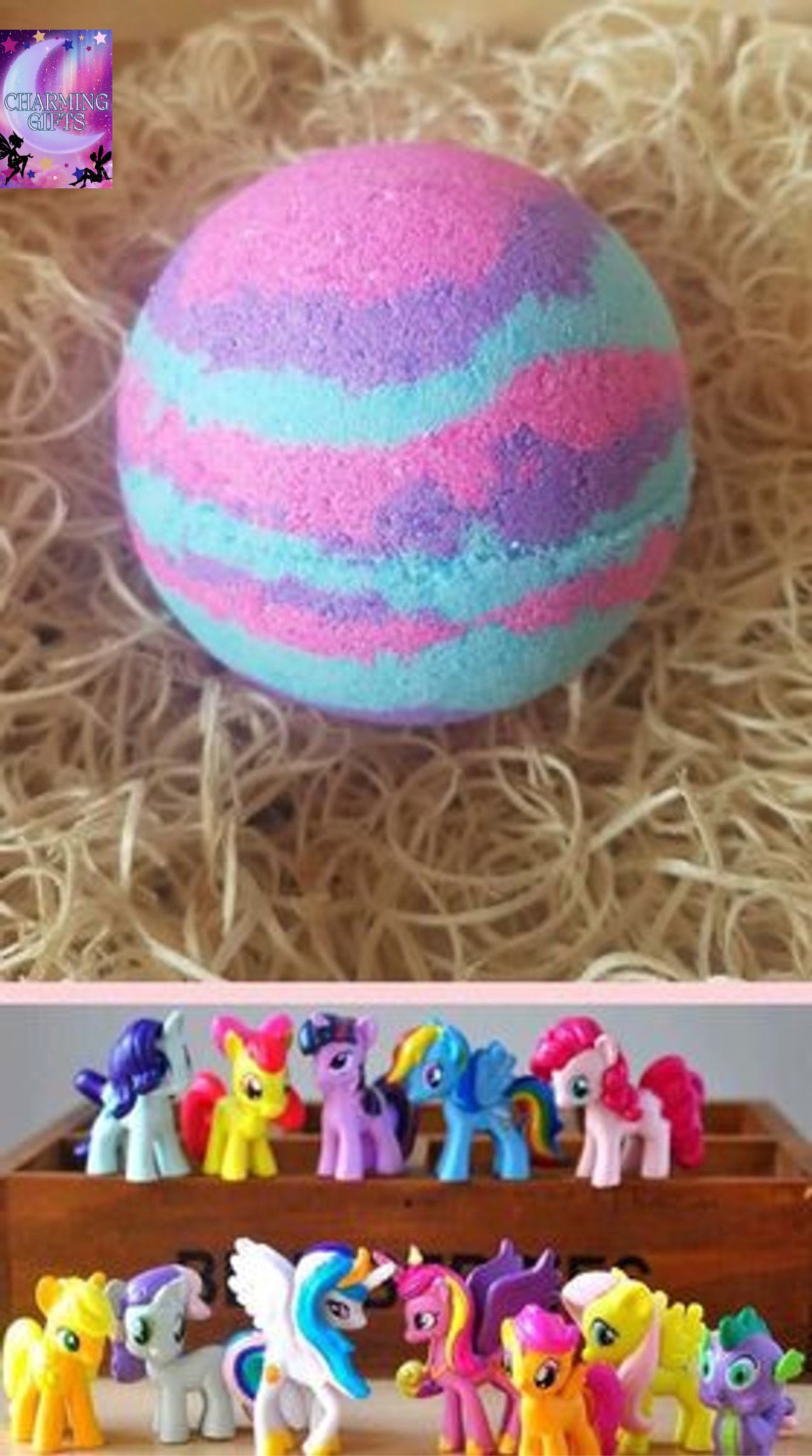 My little pony bath bomb