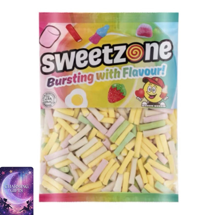 Sweetzone 1KG Bag of Rhubarb & Custards -