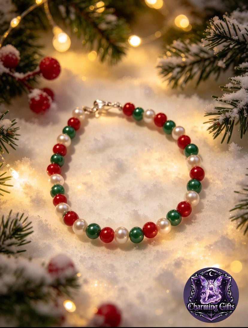 🎄 Holly Jolly Christmas Bracelet 🎄