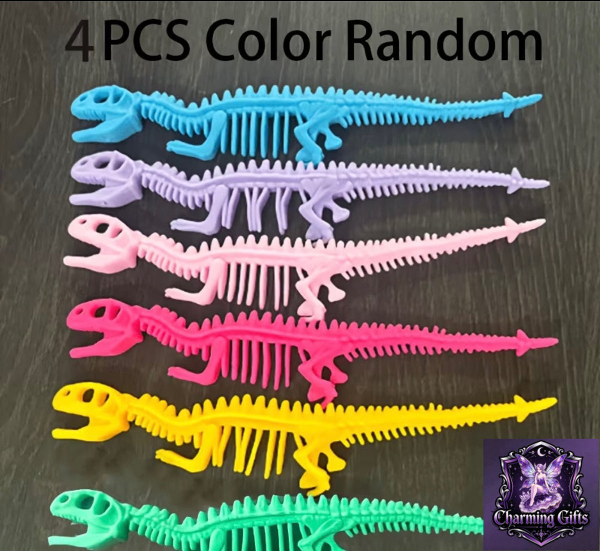 🦖✨ STRETCHY DINOSAUR SKELETON FIDGET PACK ✨🦖