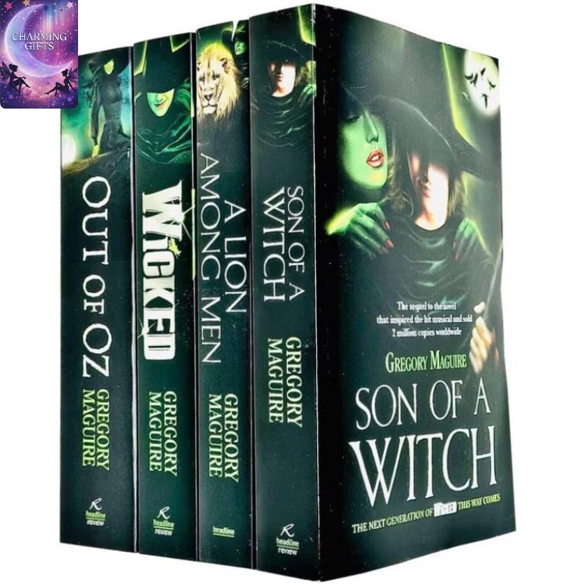 Wicked Years Series 4 Books Collection Set (Wicked, Son of a Witch, A Lion Among Men & Out of Oz), for