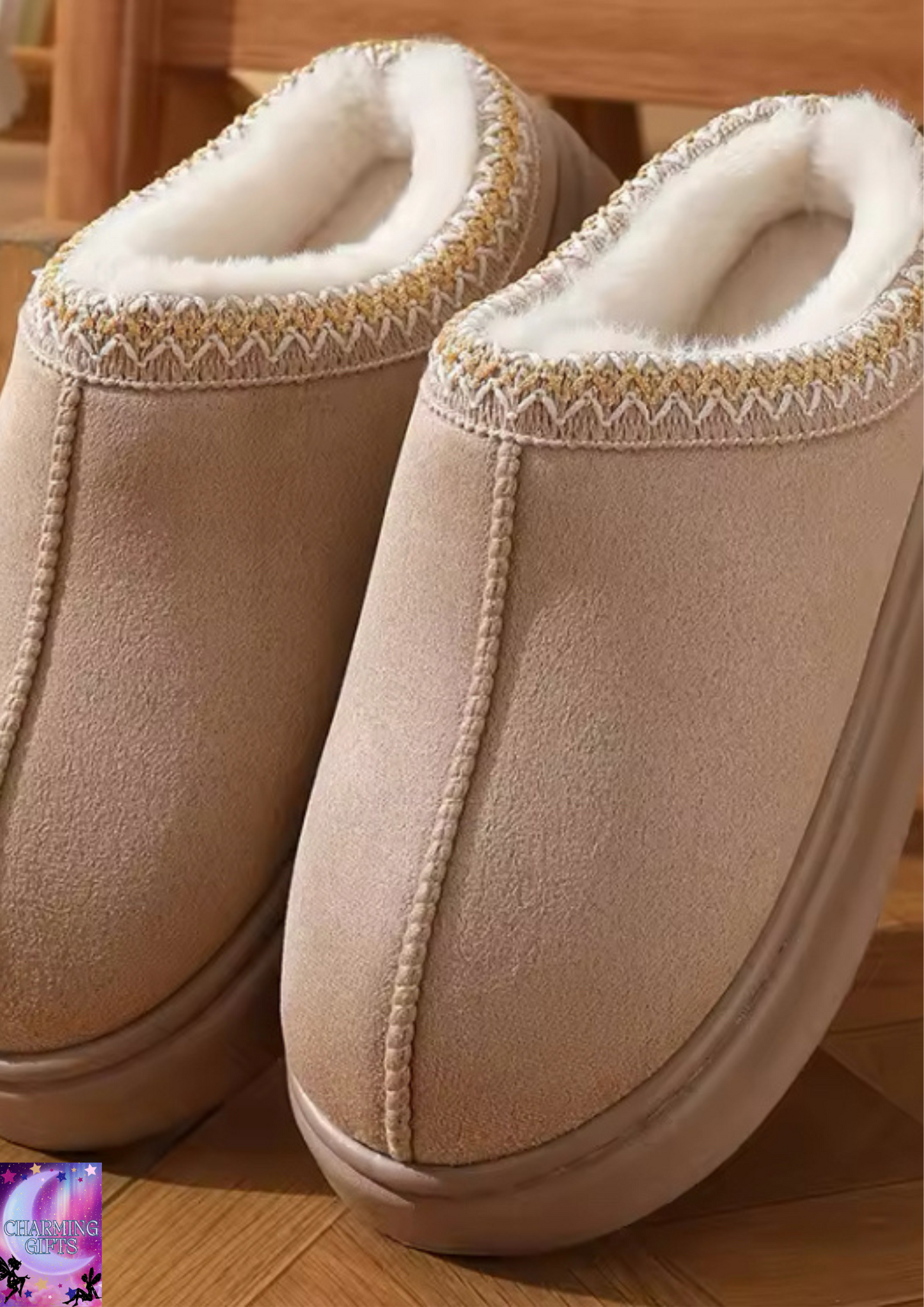 New Fashion Fluffy Platform Slippers for Women 2024 Winter Plush Warm Cotton Shoes Woman Comfort Non Slip Unisex Home Slippers