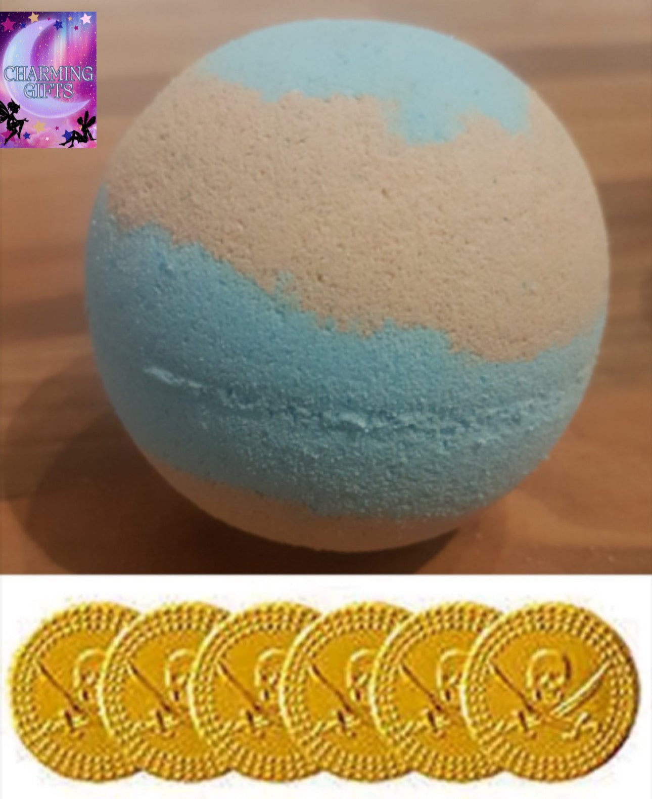 Pirate treasure bath bomb
