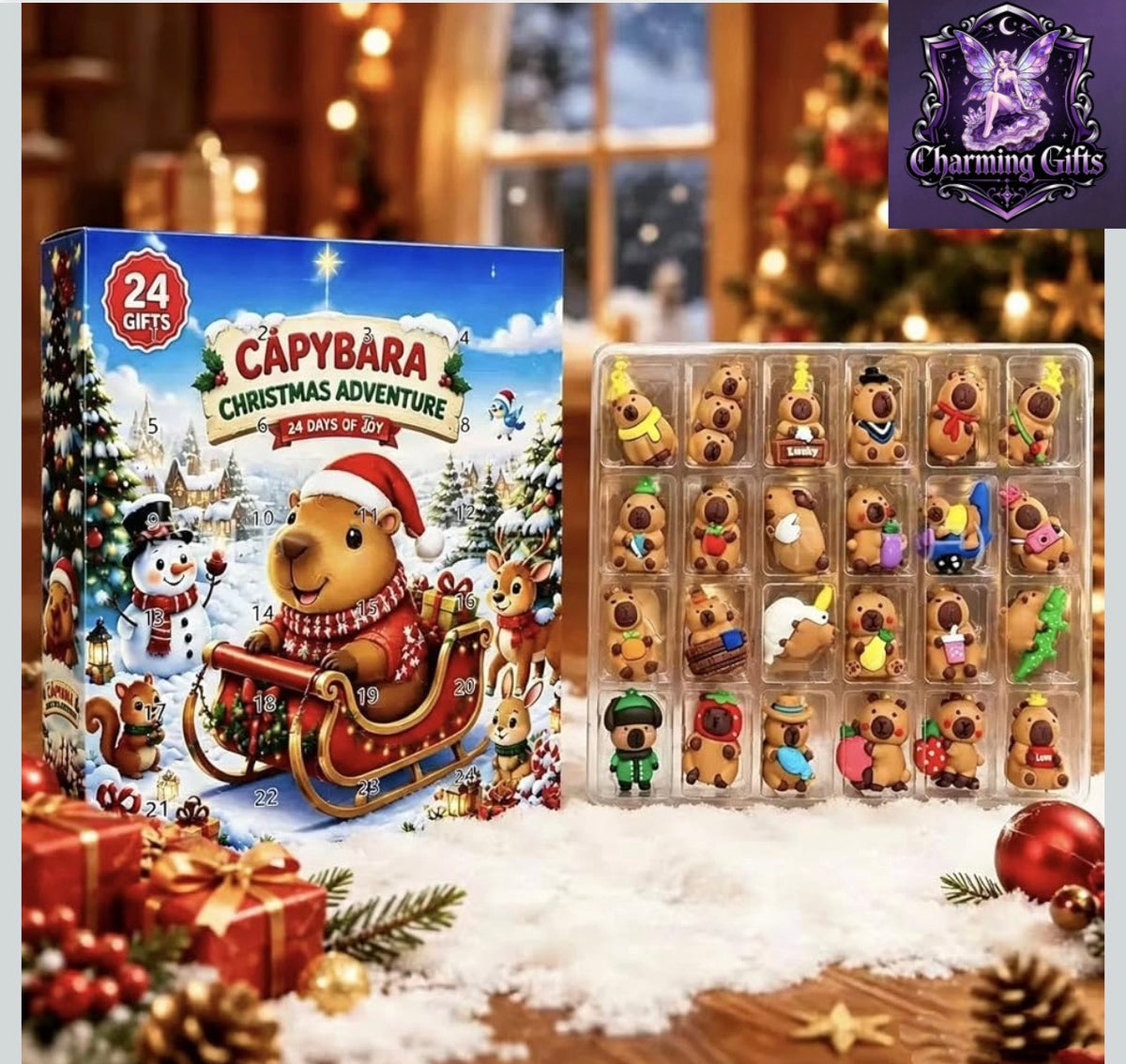 🦫🎄 CAPYBARA CHRISTMAS ADVENT CALENDAR — 24 DAYS OF JOY! 🎄🦫