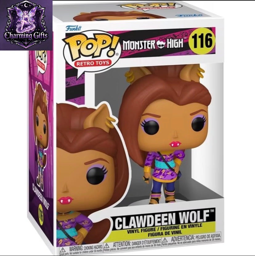 🐺 Funko Pop! Monster High — Clawdeen Wolf #116
