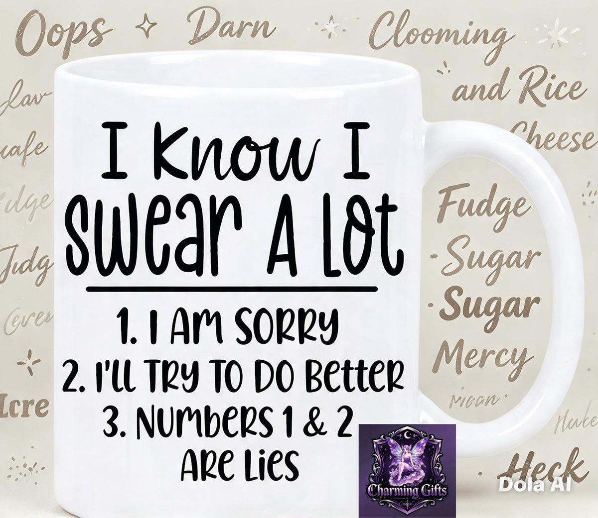 I know I swear mug