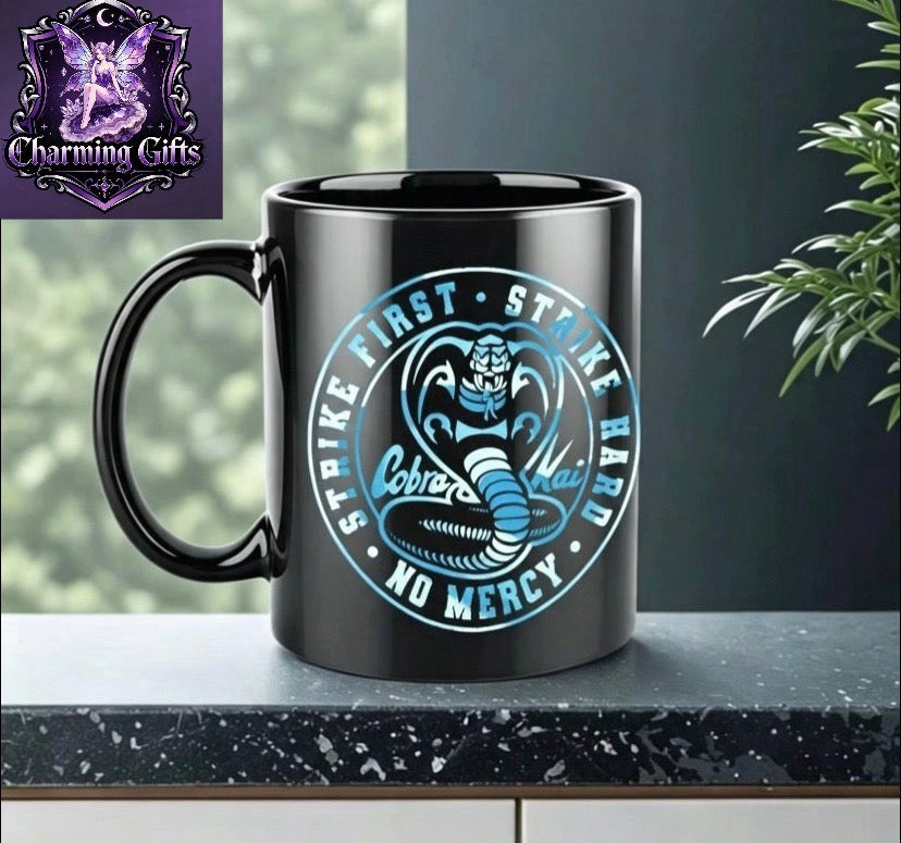 1pc, Cobra, Kai Funny Mug for Restaurant And Business, 11 Oz Ceramic Water Cup, Gift Coffee Cup, Ideal Birthday And Holiday Gift, Very Suitable for Office/Family Life/Party Gift/Wedding Gift/Christmas Gift