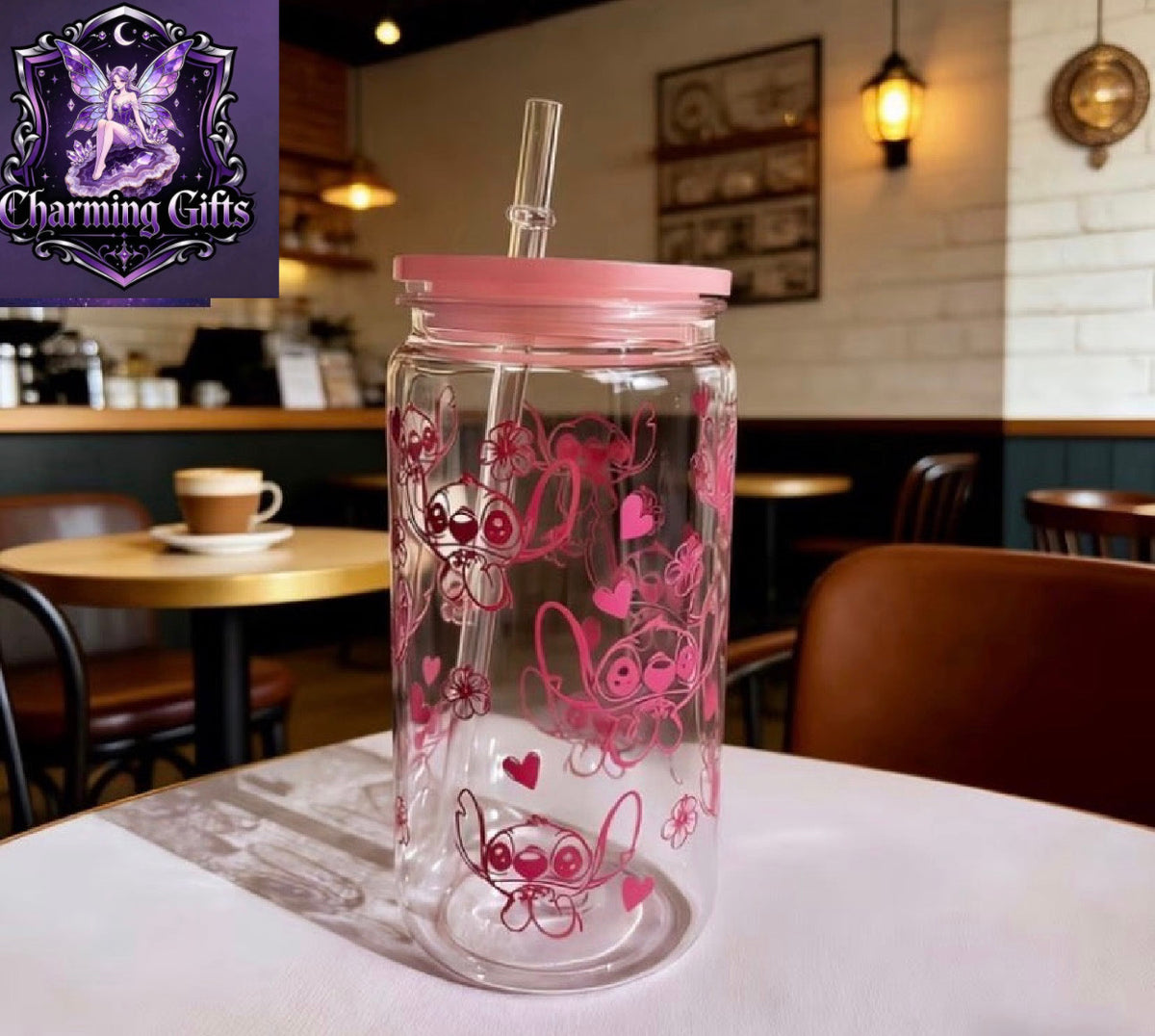 2pc Disney 500ml/16oz Cute Car-Themed Water Bottle, Made of PC Material, Portable and Durable, with Straw, Leak-Proof, Can Hold Ice Cubes, Suitable for Daily Use, Ideal as a Birthday Gift, Valentine's Day Gift, or Back-to-School Gift