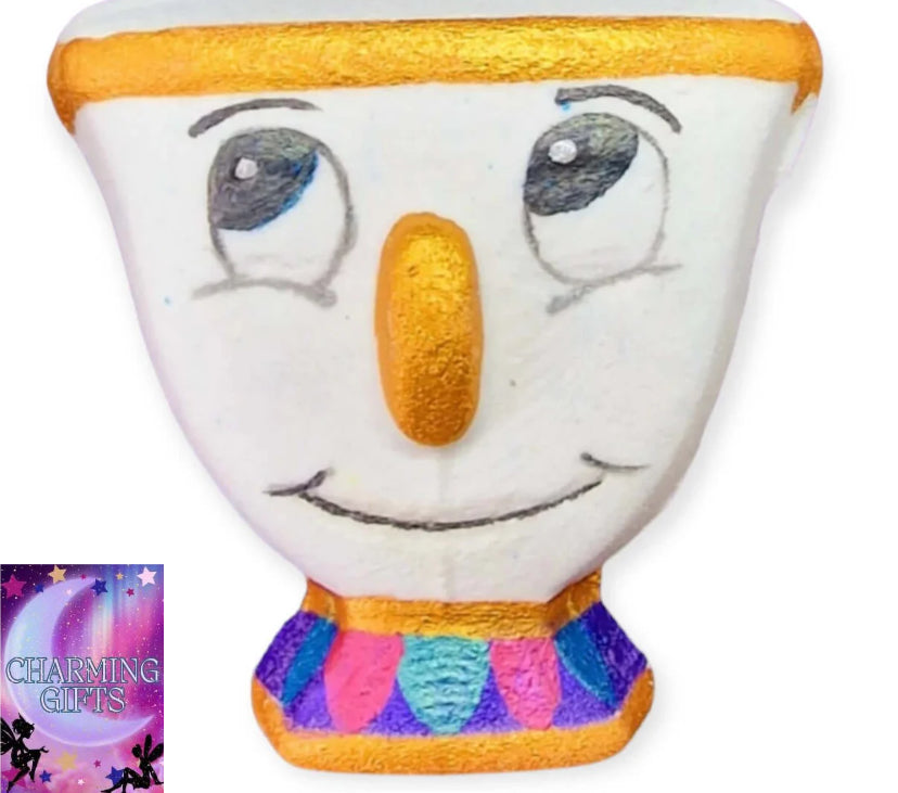 BEAUTY & THE BEAST CHIP TEA MUG BATH BOMB