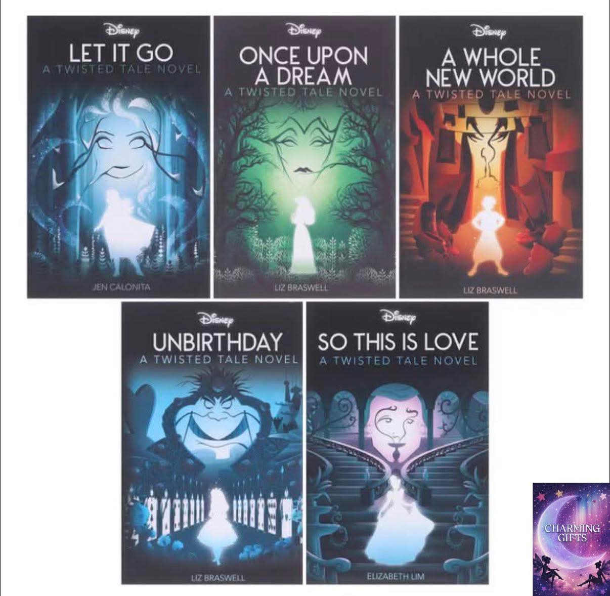 Disney Twisted Tales Series 5 Books Collection Set - Ages 9+ - Paperback