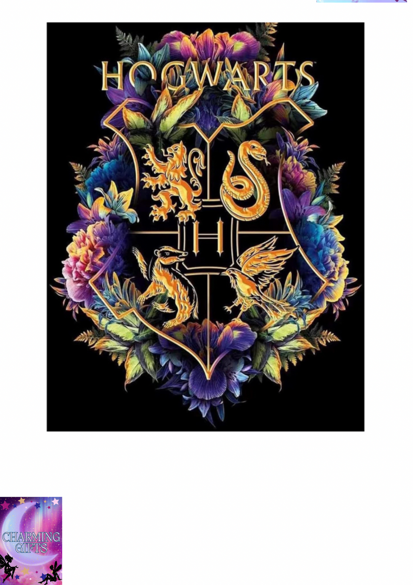 Hogwarts 5D Diamond Kits for Adults Kids Crafts Diamond Art kits Full Drill Painting Rhinestone Embroidery Pictures for Home Decor(30x40cm)