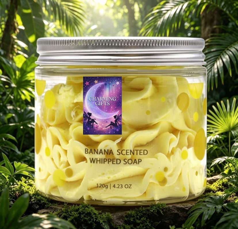 Banana Whipped Soap 120g