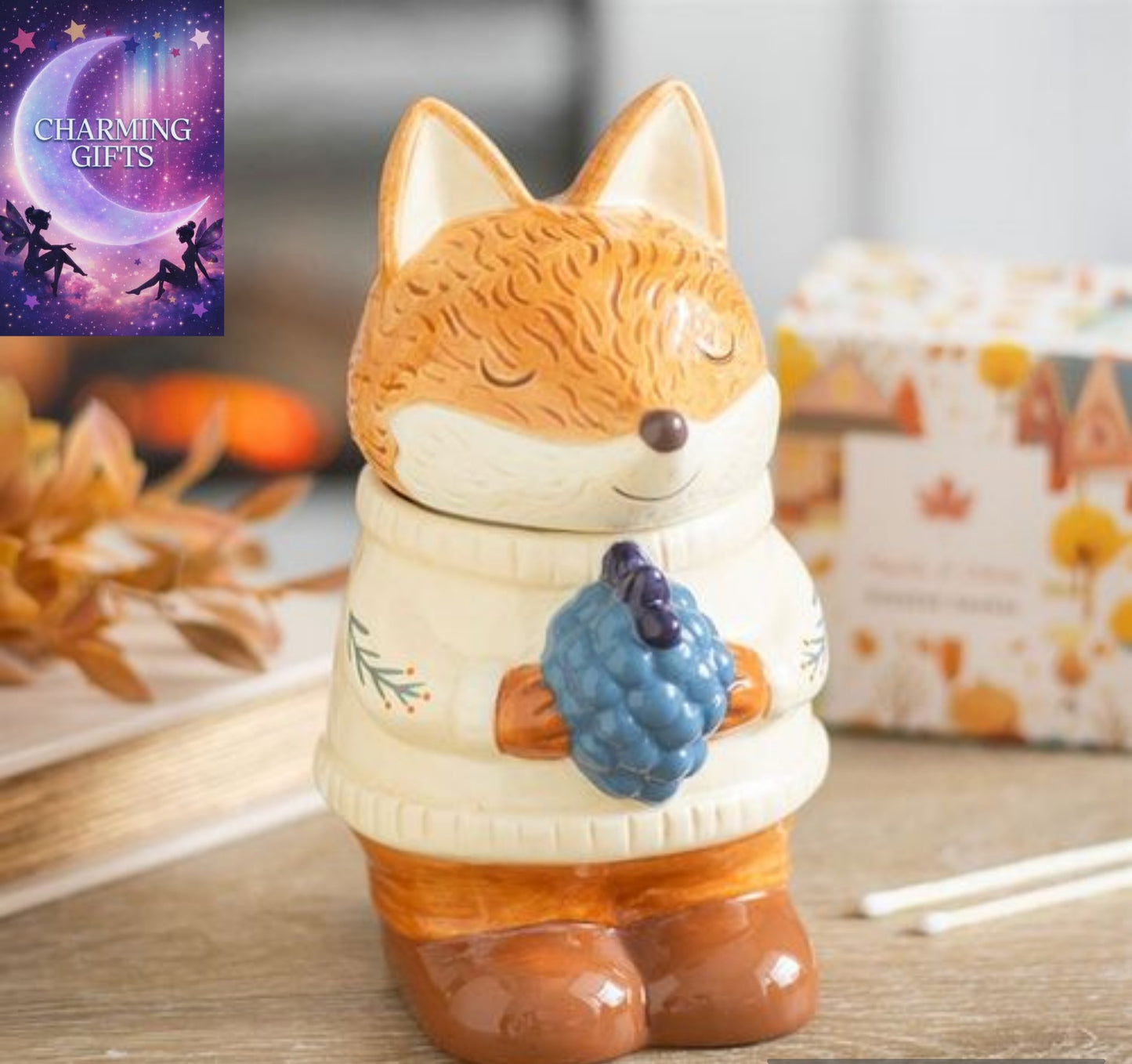 Flynn Fox Oil Burner and Wax Warmer