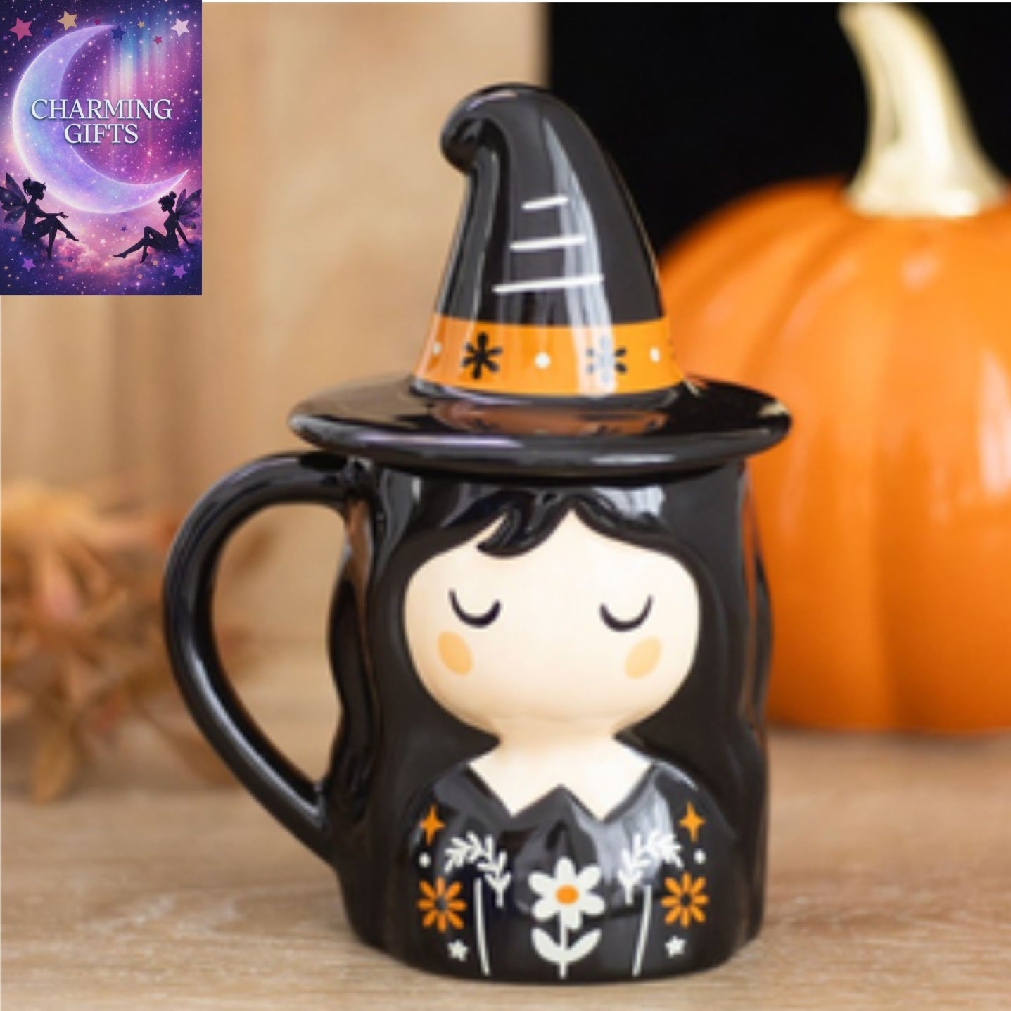 Frightful Folk Witch Lidded Mug