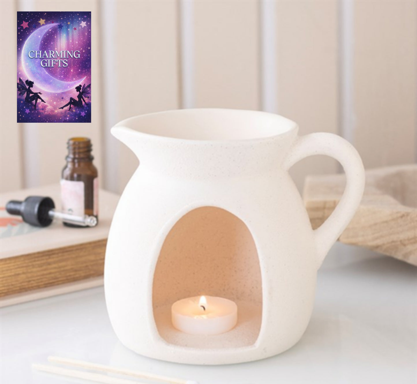 Jug Shaped Oil Burner and Wax Warmer