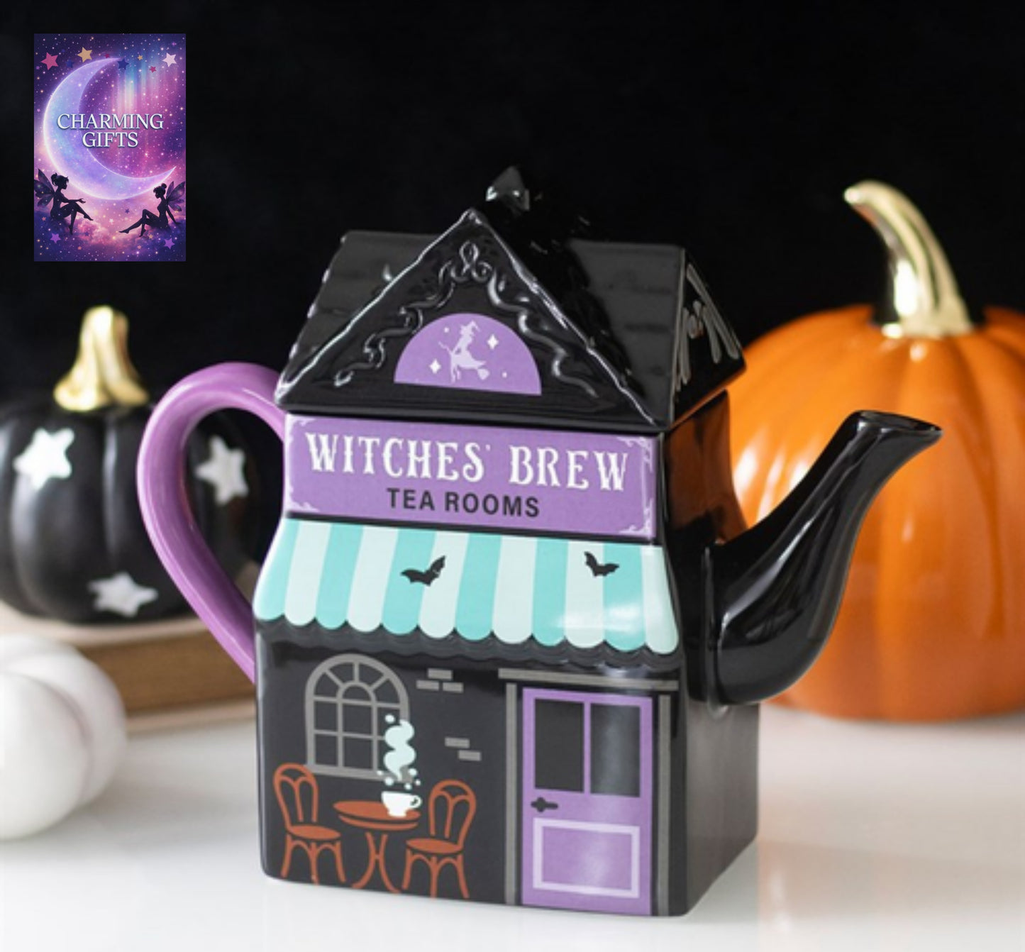 Witches' Brew Tea Room Teapot