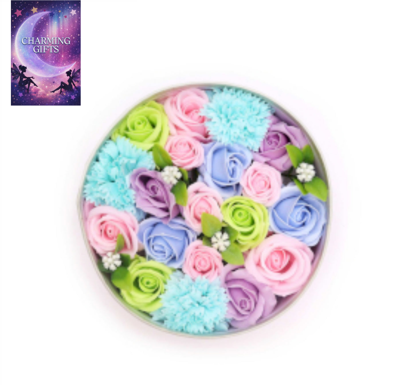 Round Box - Baby Blessings - Blues