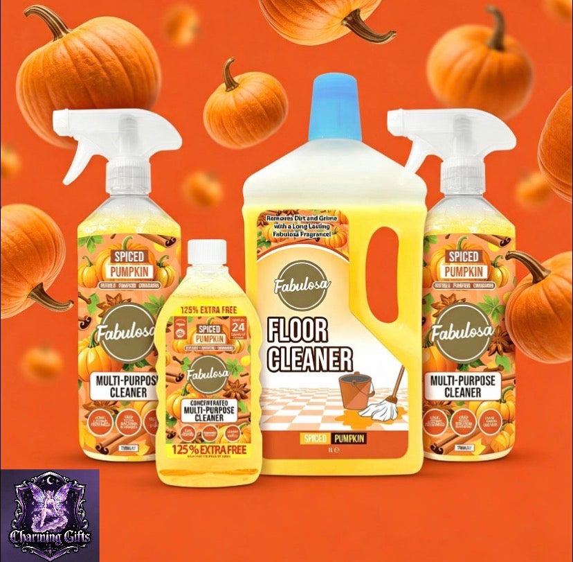 Fabulosa Spiced Pumpkin Autumn Cleaning 4 Piece Bundle