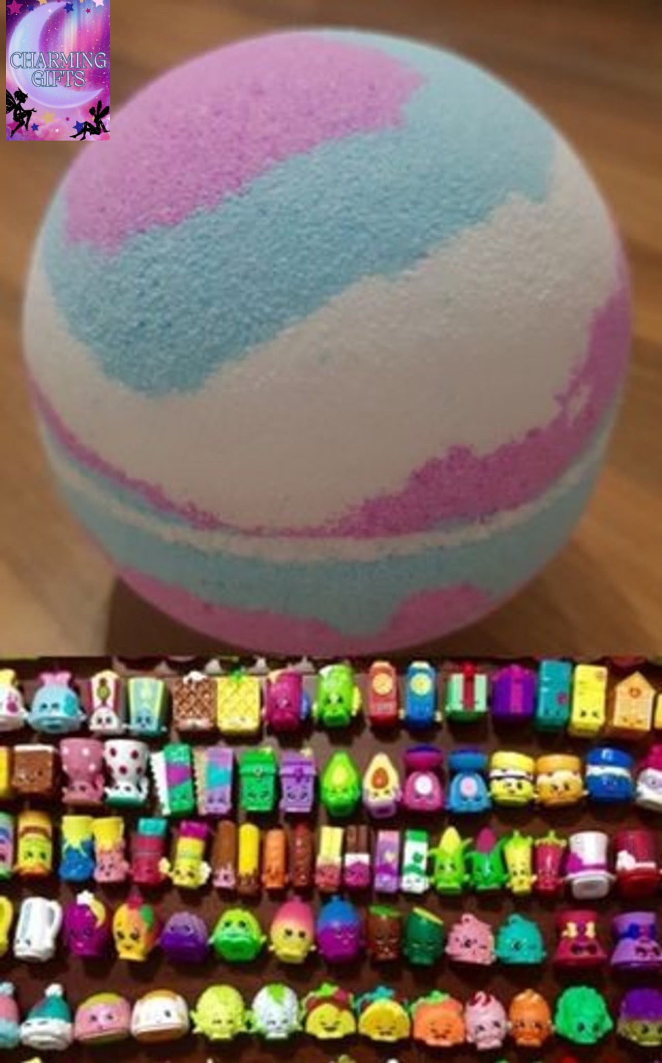 Inspired by shopkins bath bomb