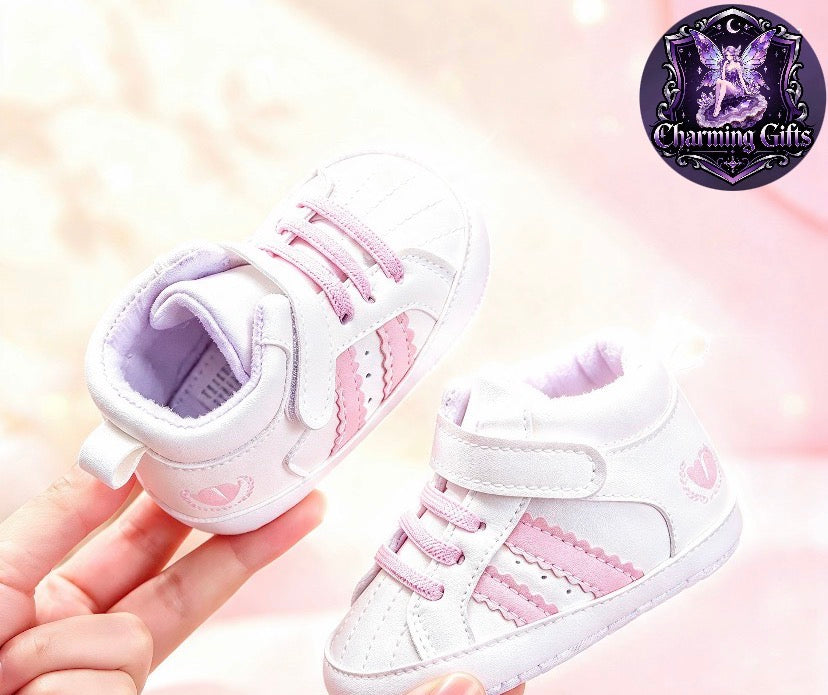 👶 Soft-Sole Baby Sneakers — 4 Colours, for Ages 0–1 ✨