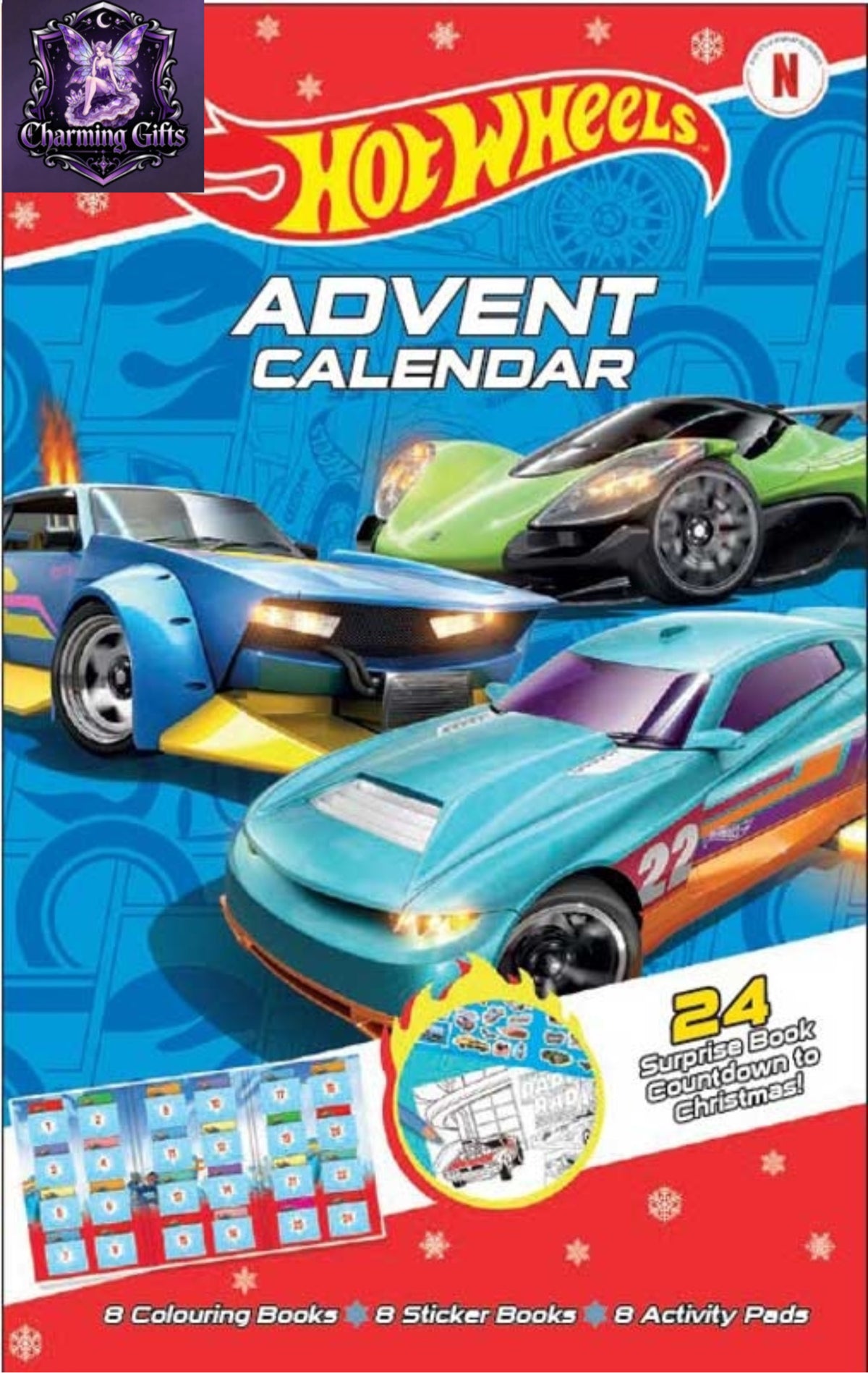 Hot wheels book advent calendar