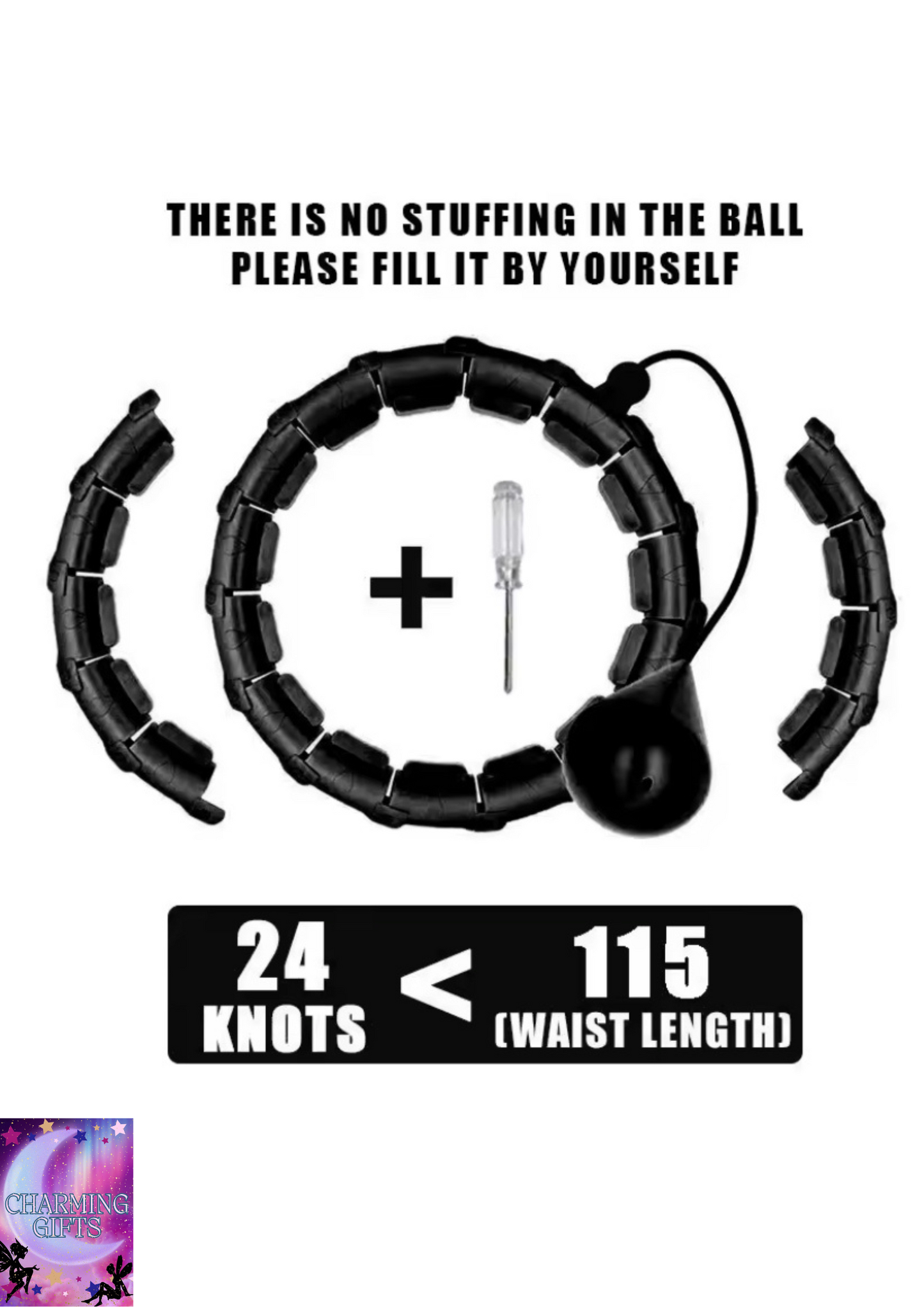 Fitness Hoop Weights to Exercise At Home Sports Entertainment Sport Equipment for Slimming Gym Ring Portable Body