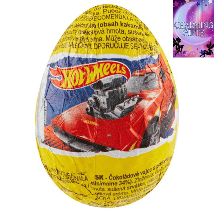 Surprise Milk Chocolate Eggs Hot Wheels