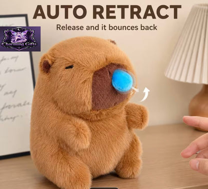 🦫✨ SNOT‑POP CAPYBARA FIDGET PLUSH ✨🦫