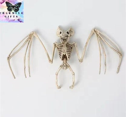 Halloween Horror Bats Skeleton Mouse Scorpion Lizard Bonez Skeleton Model Festival Decor Party Creepy Halloween Party Decoration