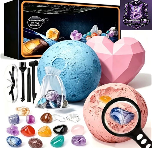 🌍 2-Piece Planet & Heart Treasure Hunt Set