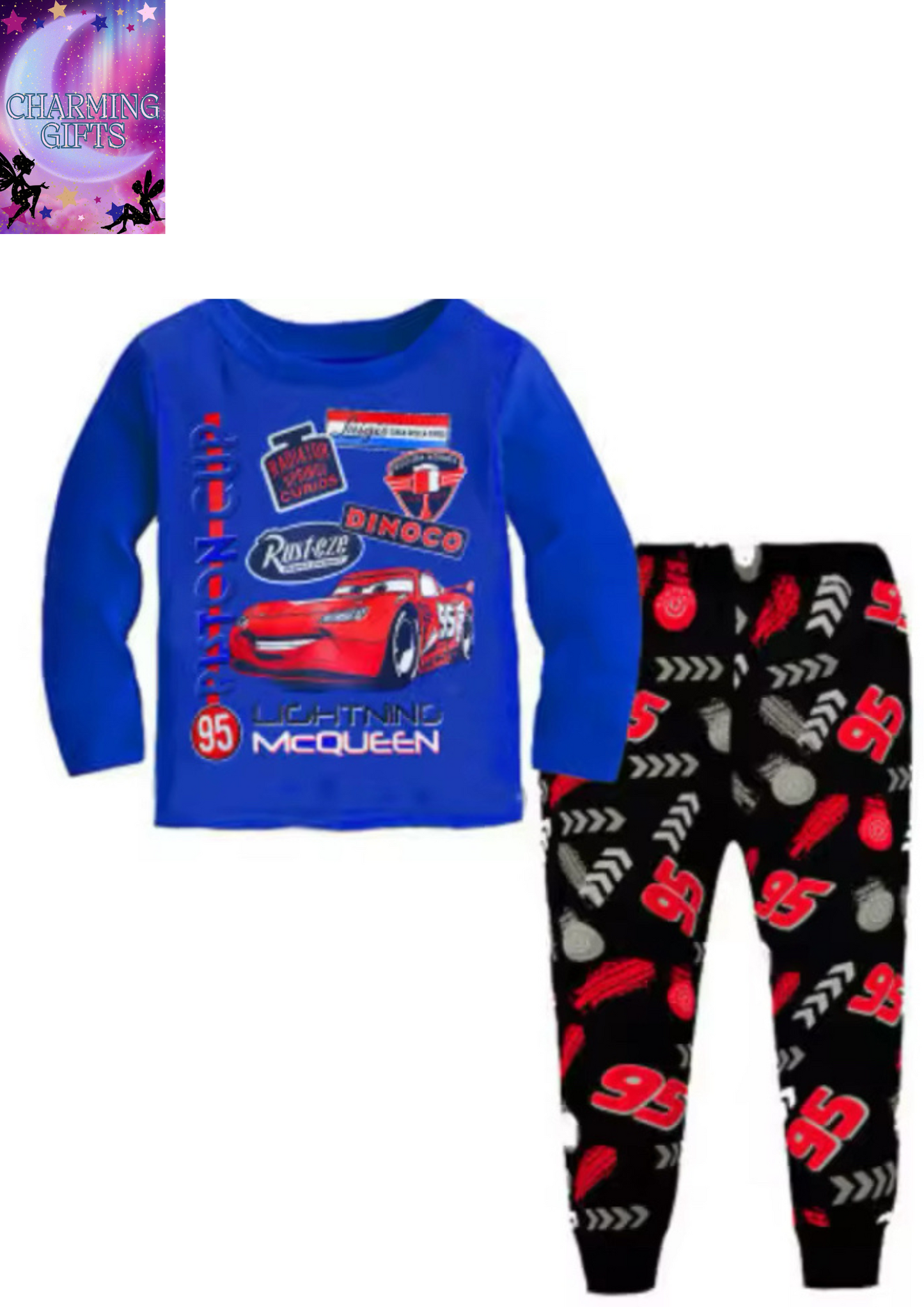 Kids Pajamas Set Children Sleepwear Pixar Cars Lightning McQueen Pyjamas Pijamas pajamas sleepwear Cotton Nightwear Clothes Set
