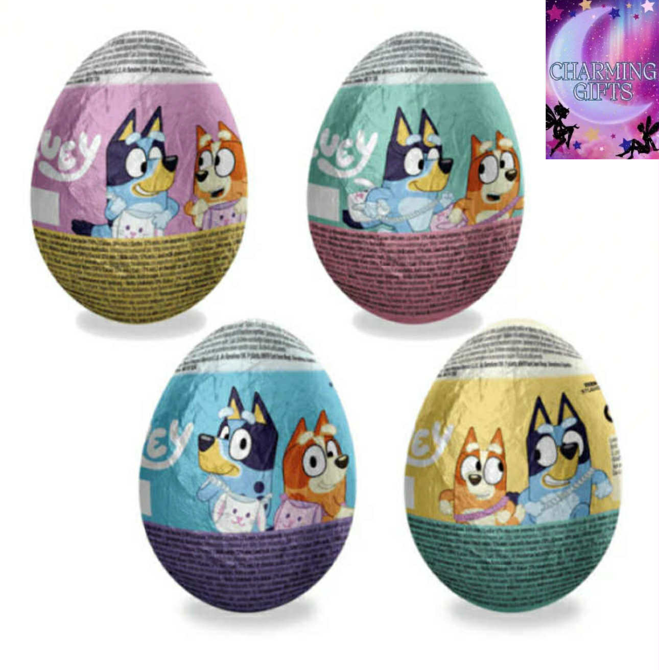 Bluey Milk Chocolate Surprise Egg (20g) 1pc sent at random