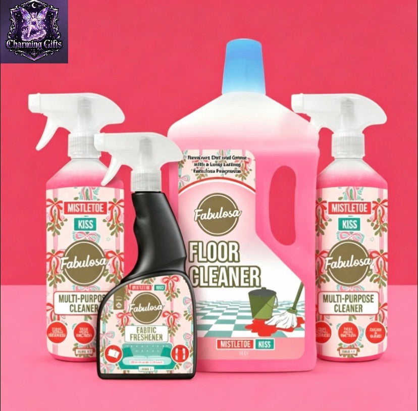 Fabulosa Mistletoe Kiss 4 Piece Cleaning Bundle