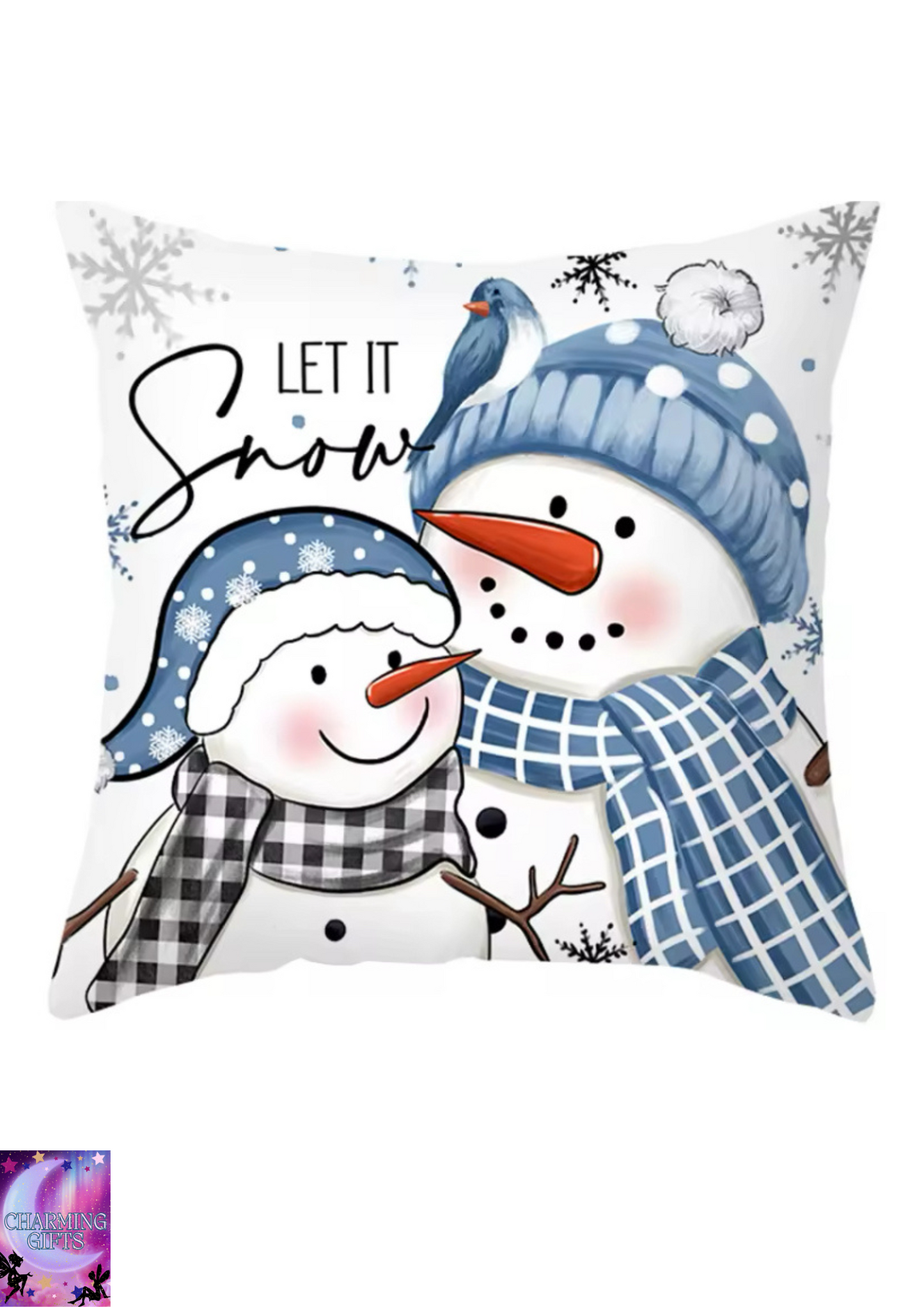 45cm Christmas Cushion Cover Pillowcase 2024 Christmas Decorations for Home Ornament Xmas New Year Christmas Decor 2023 Noel