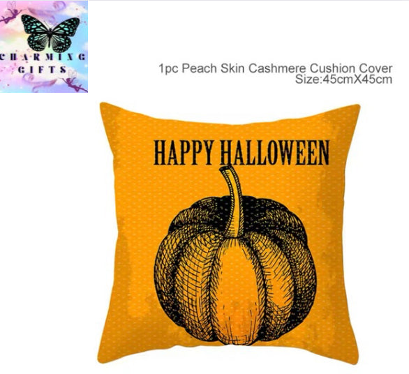 Halloween Decoration For Home Cartoon Pumpkin Bat Ghost Pillowcase Horror Halloween Party Supplies Accessories Haloween Ornament