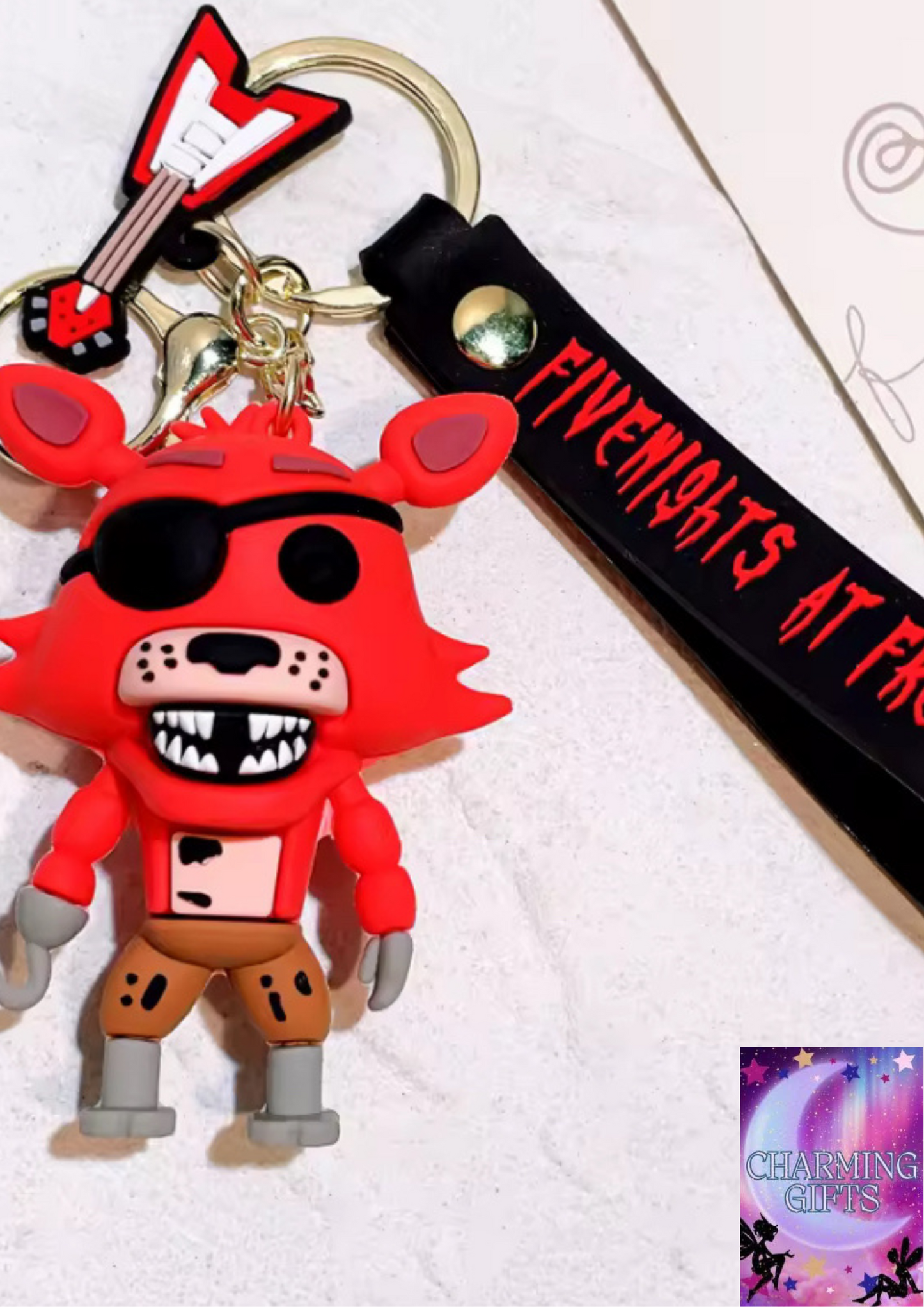 Cartoon Game Action Figure FNAF Freddy's Fazbear Bear Doll Model Toy Five Nights Freddy Keychain for Kid Birthday Gift