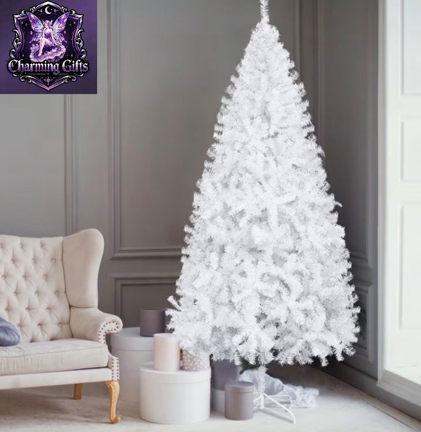 🎄 FCH 6ft White Christmas Tree — European Elegance