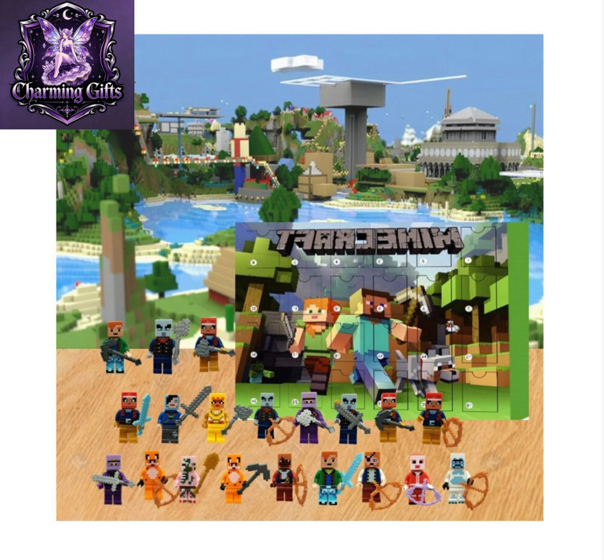 Minecraft figure advent calendar