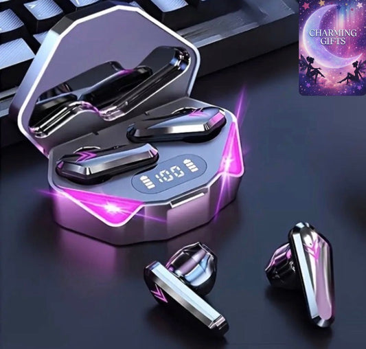 [Wireless Earbuds] Wireless Earbuds with Charging Case - Hi-Fi Stereo Sound, Touch Control, Wireless, Type-C Charging, Lightweight In-Ear Sports Headphones for Workouts, Gaming, Anime Themes (Phone Compatible), Earbuds Wireless, Workout Earphones, Modern