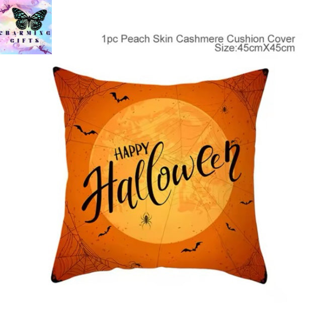 Halloween Decoration For Home Cartoon Pumpkin Bat Ghost Pillowcase Horror Halloween Party Supplies Accessories Haloween Ornament