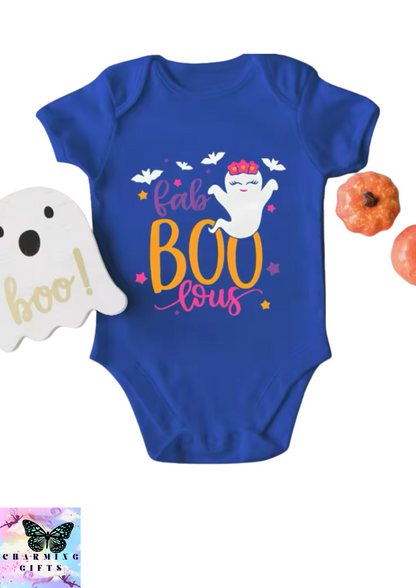 Baby Girl Clothes Faboolous Newborn Halloween Bodysuits Cute Ghost Girls Halloween Cotton Jumpsuit Girls Halloween Onesie Outfit