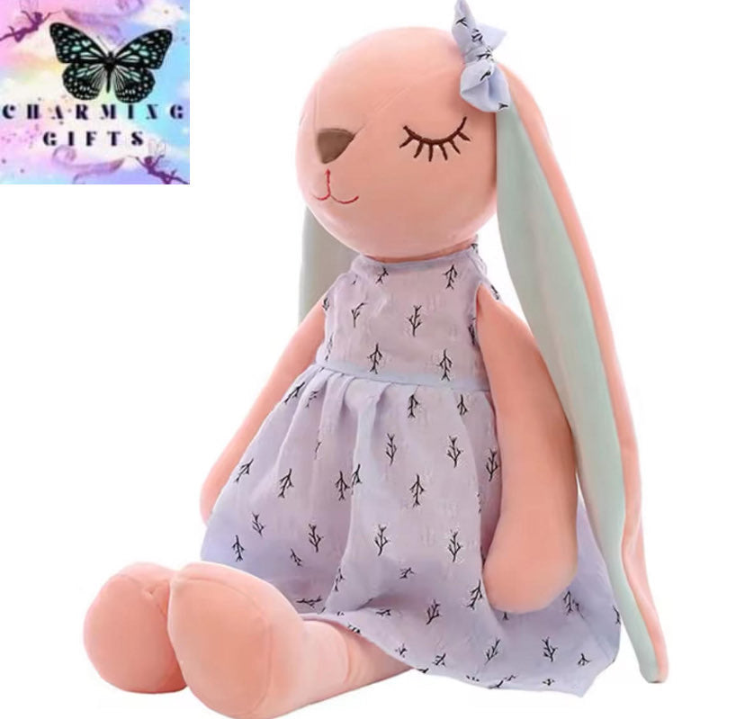 35CM Cute Cartoon Long Ears Rabbit Doll Baby Soft Plush Toys For Children Rabbit Sleeping Mate Stuffed Plush Animal Toys Infants