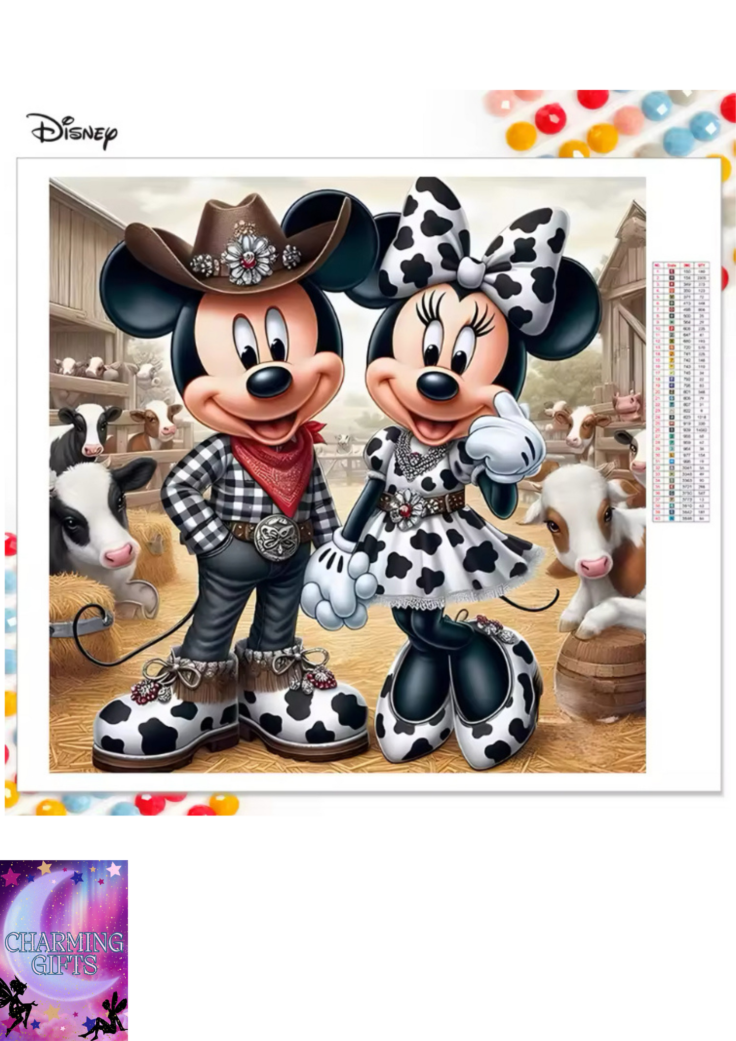 Disney Diamond Painting Mickey Mouse Cross Stitch Minnie Mouse Embroidery Full Round Cartoon Mosaic Rhinestones Decor For Home