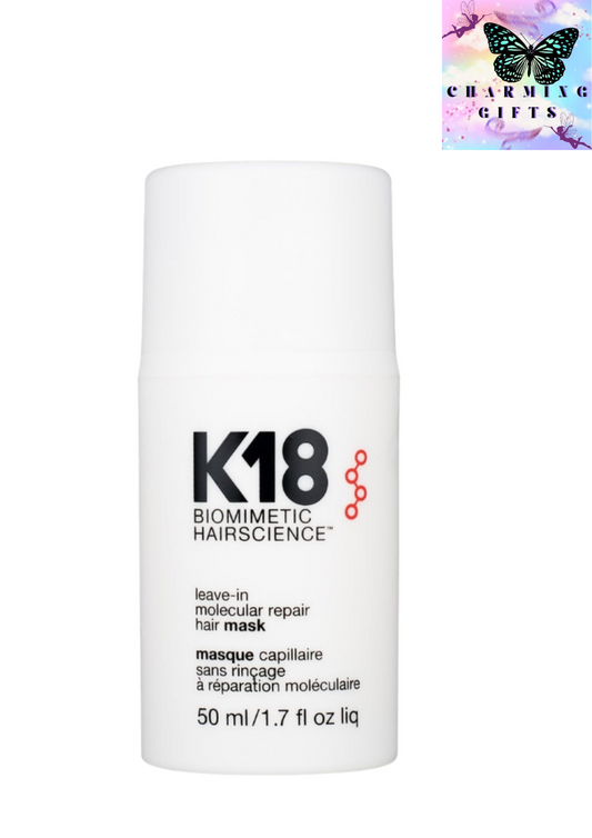 K18 BIOMIMETIC HAIRSCIENCE
Leave-In Molecular Repair Hair Mask 50ml