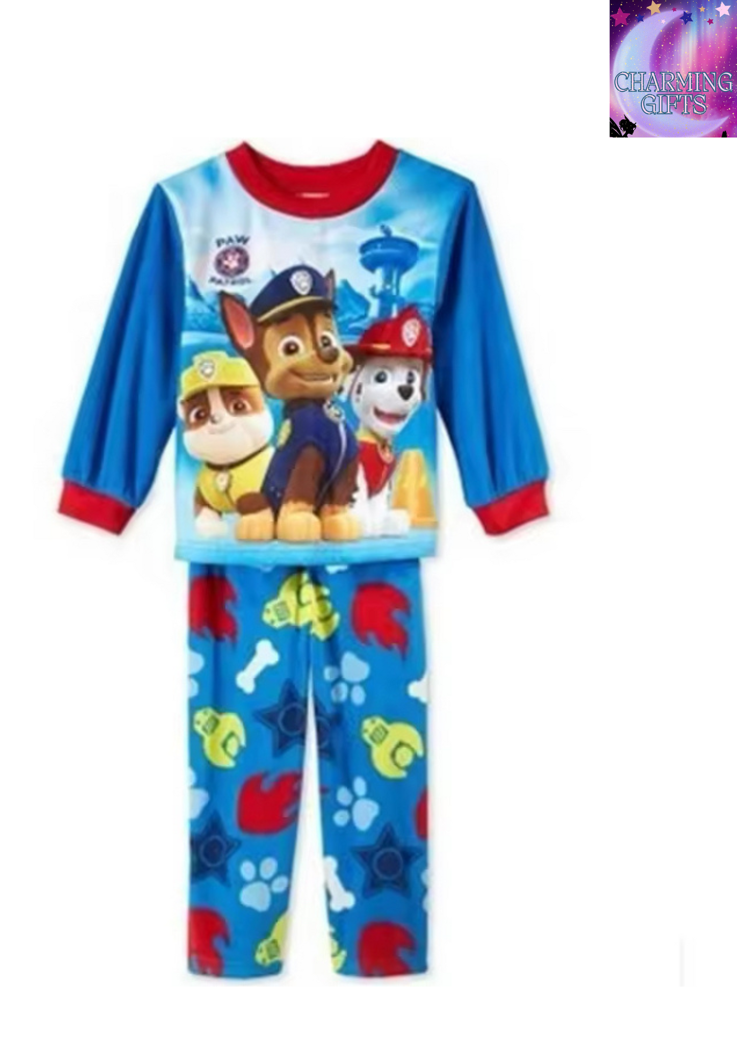 Unisex Original Paw Patrol Pajamas Set Thin Long Sleeved Mashall Chase Rubble Patrulla Children Clothes Kids Sleepwear Spring Nightwear