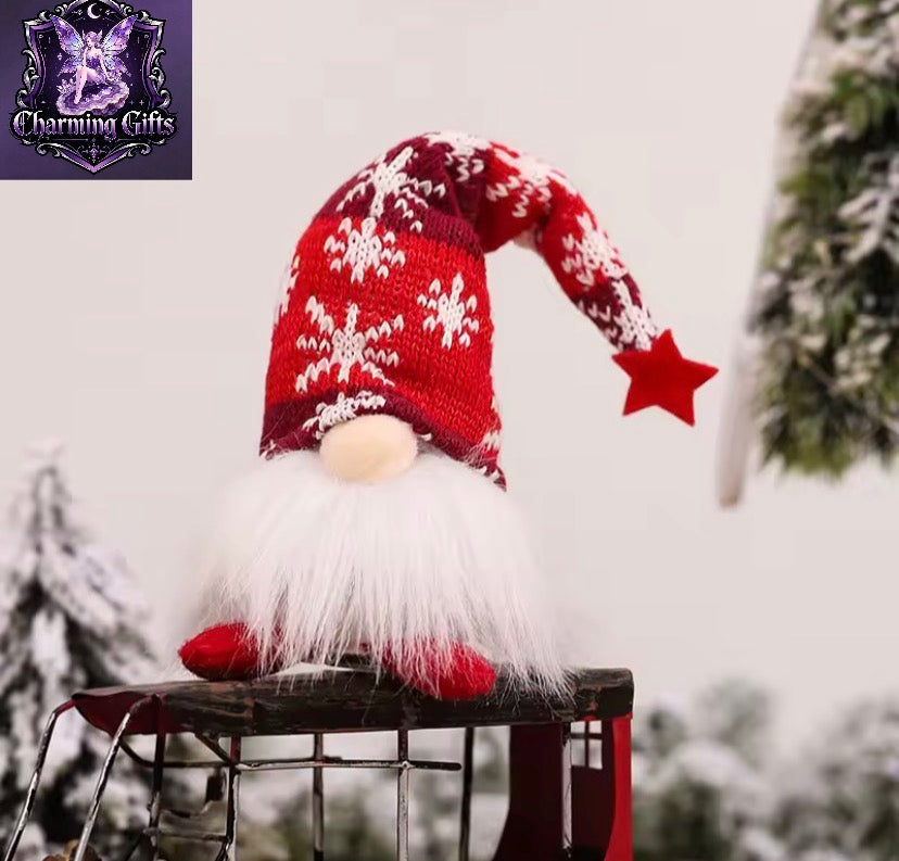 🎄 LED Light-Up Faceless Elf Gnome — Christmas Home Decor