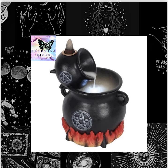 Pouring Cauldrons Backflow Incense Holder