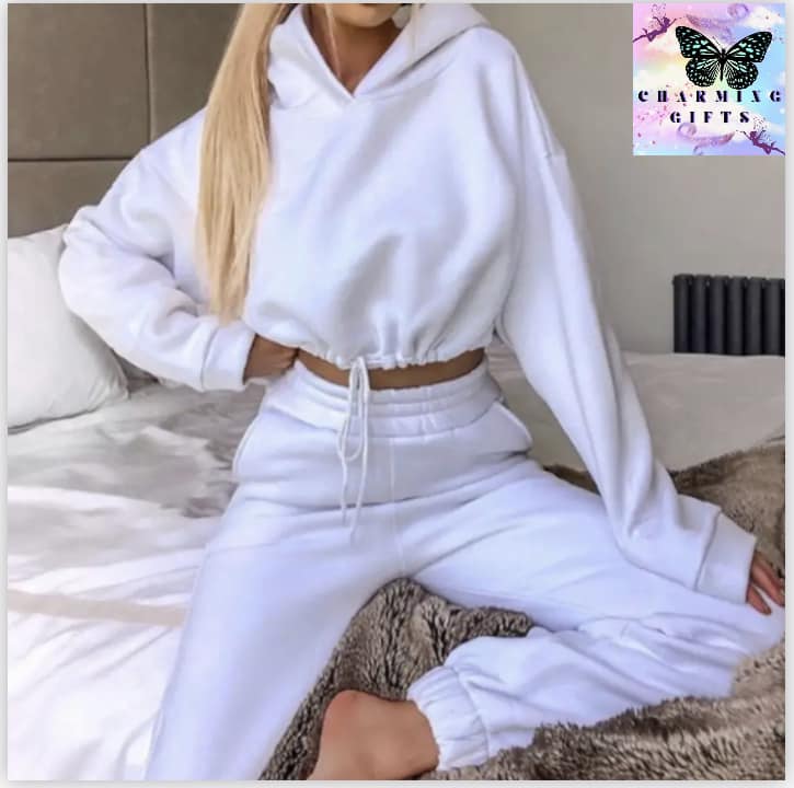 Winter Two Piece Sets Women Tracksuit Oversized Suit 2023 Autumn Trouser Suits Female Sweatshirt Solid Sports Hoodie Sportswear