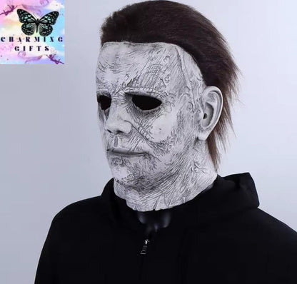 Michael Myers Mask Cosplay Horror Bloody Latex Masks Helmet Carnival Masquerade Party Costume Props