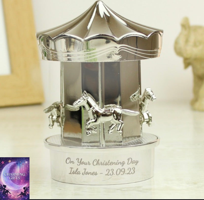 Personalised Carousel Money Box